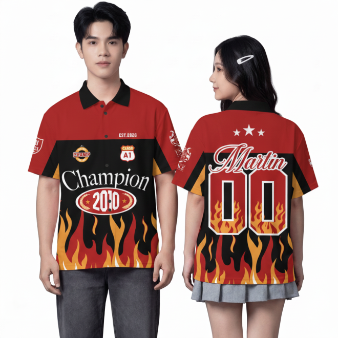 SƠ MI LỚP PHỐ ĐỎ ĐEN-1